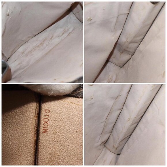 LOUIS VUITTON Monogram Sac Plat Hand Bag M51140 LV Auth BA4418 - Picture 15 of 16